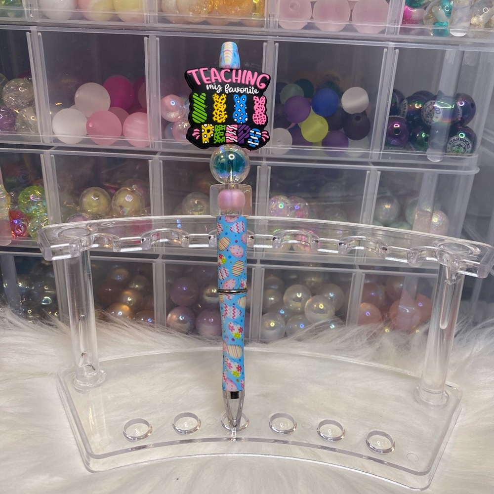 Teaching My Favorite Peeps. Beaded Pen